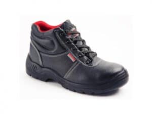 Outlaw Safety Boot LFYD01 in black with protective steel toe for safety and durability.